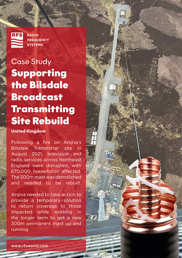 Supporting the Bilsdale Broadcast Transmitting Site Rebuild